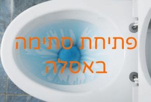 פתיחת סתימה באסלה